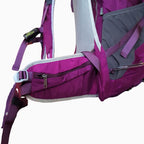 Mochila POWER LAND morada de 45 L