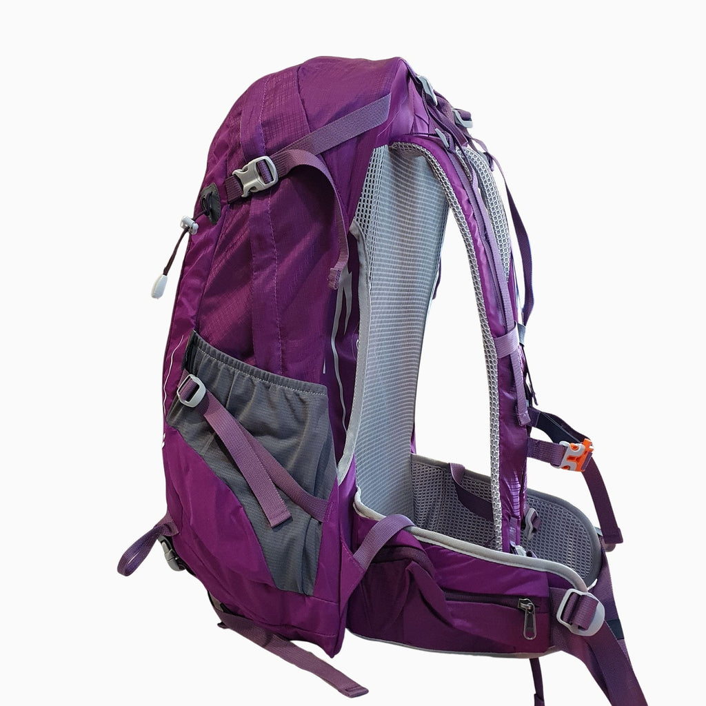 Mochila POWER LAND morada de 45 L