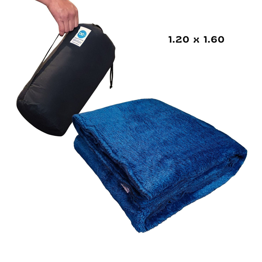 Manta premium “acturismo” gruesa verde esmeralda