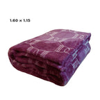 Manta premium “acturismo” gruesa morado con diseño