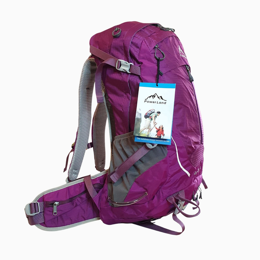 Mochila POWER LAND morada de 45 L