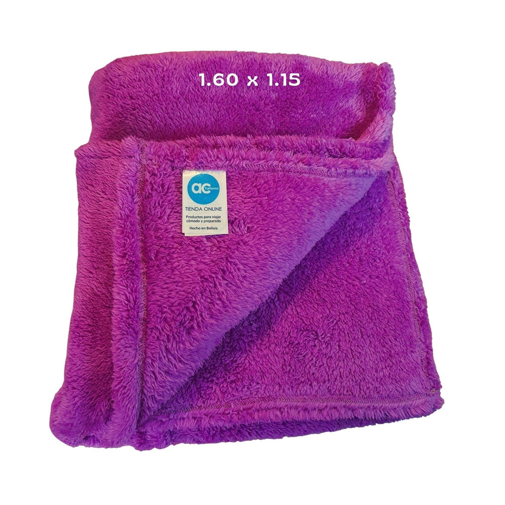 Manta premium “acturismo” gruesa morado