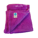 Manta premium “acturismo” gruesa morado