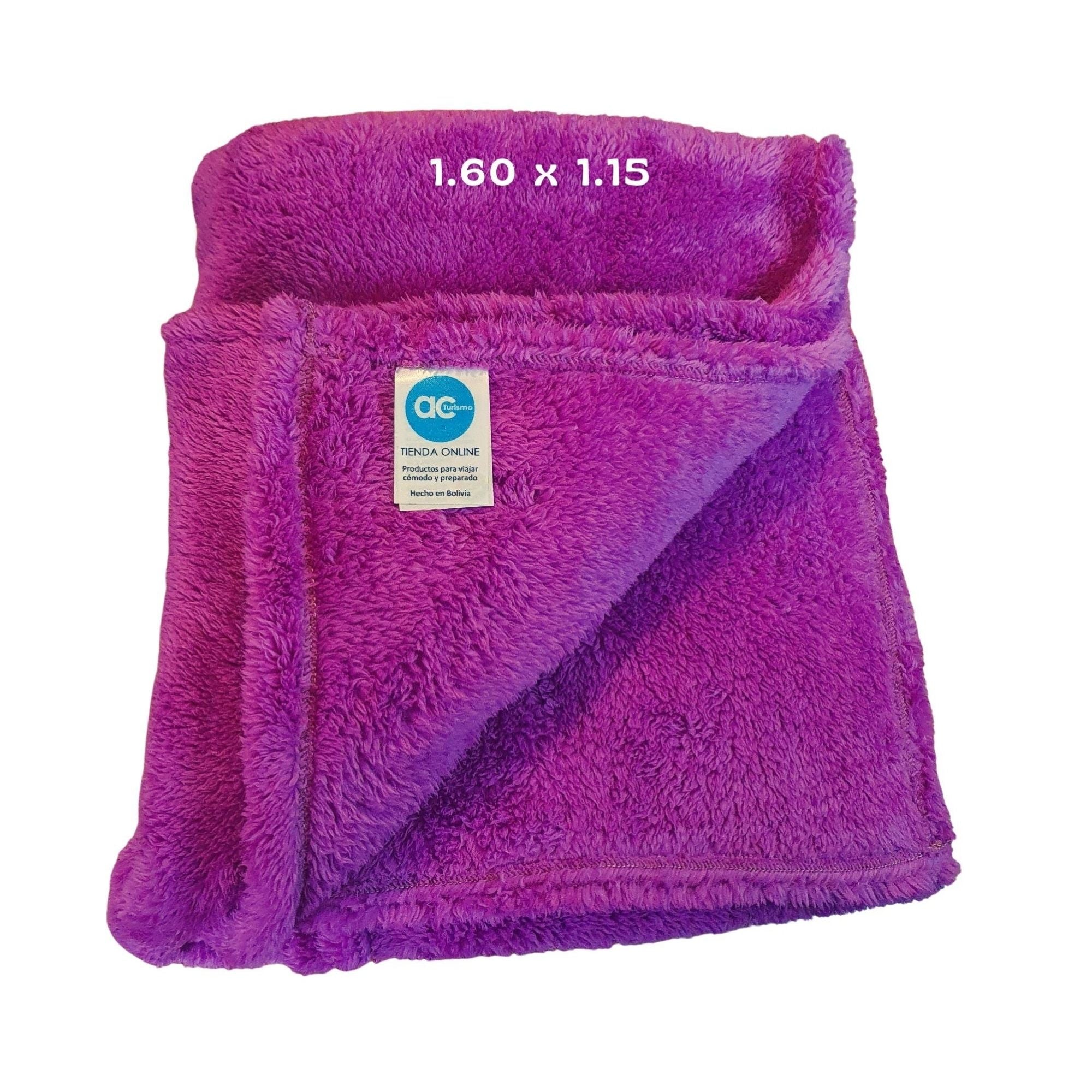 Manta premium “acturismo” gruesa morado