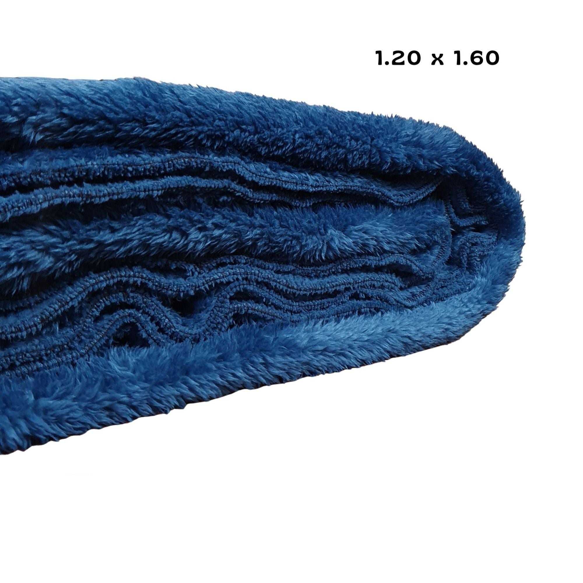 Manta premium “acturismo” gruesa verde esmeralda