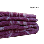 Manta premium “acturismo” gruesa morado con diseño