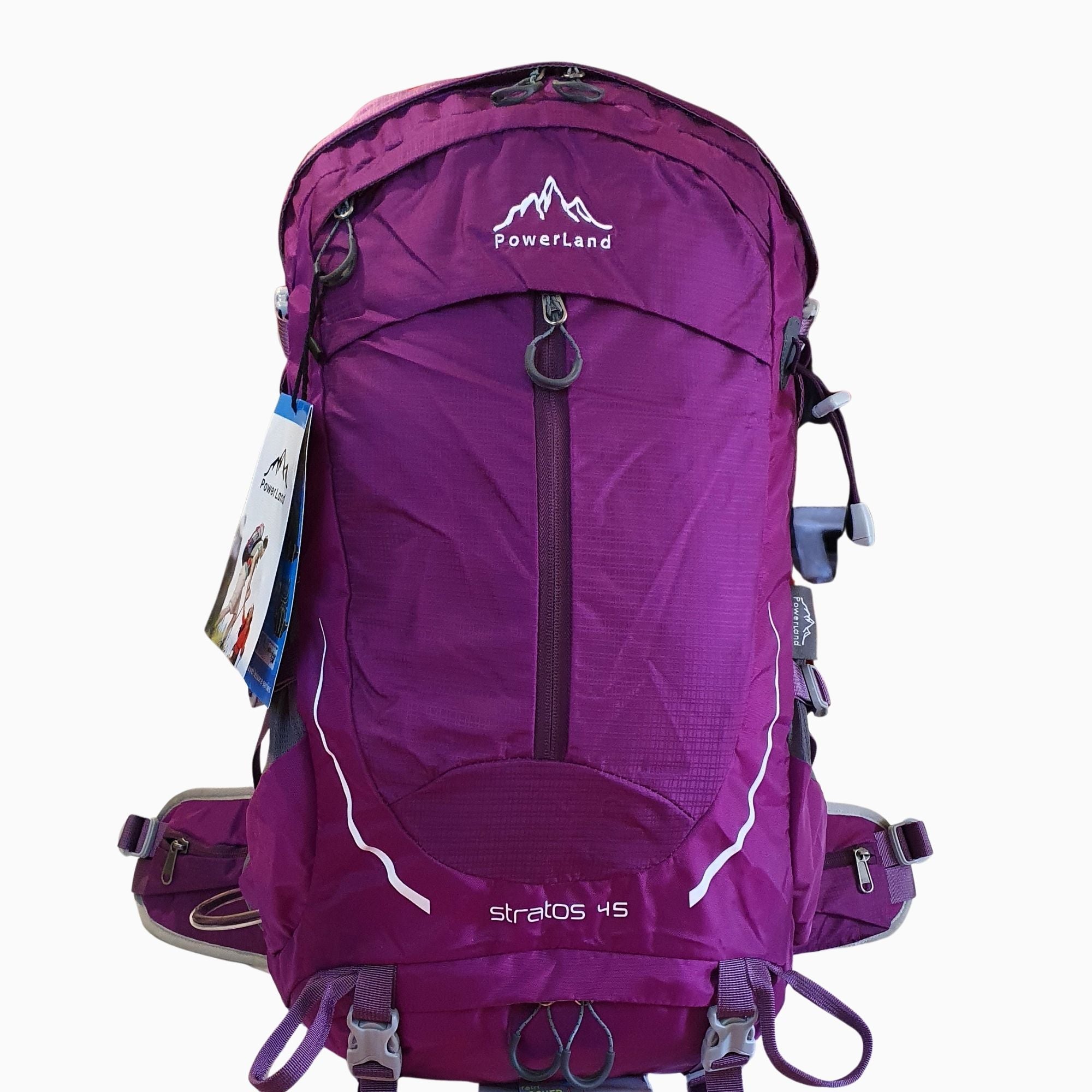 Mochila POWER LAND morada de 45 L