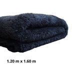 Manta premium “acturismo” semigruesa negra