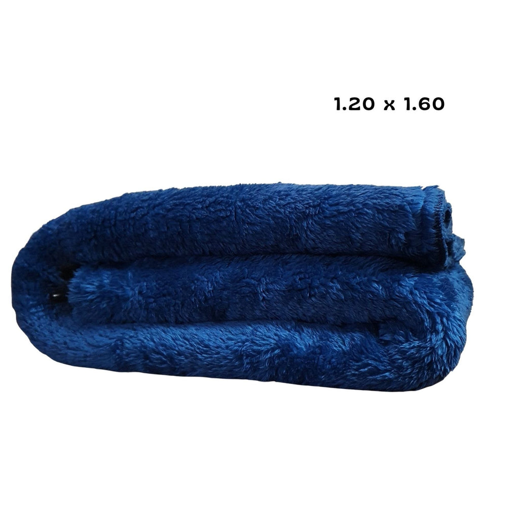 Manta premium “acturismo” gruesa verde esmeralda