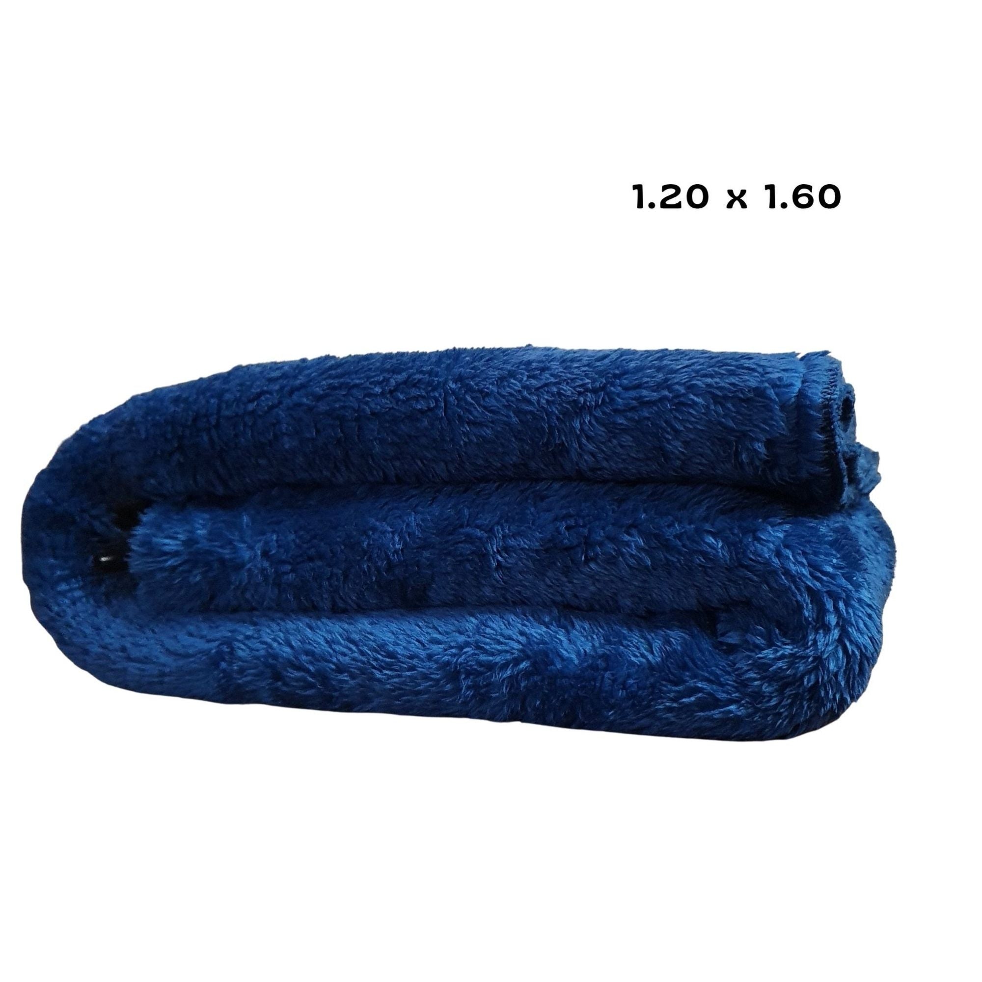 Manta premium “acturismo” gruesa verde esmeralda