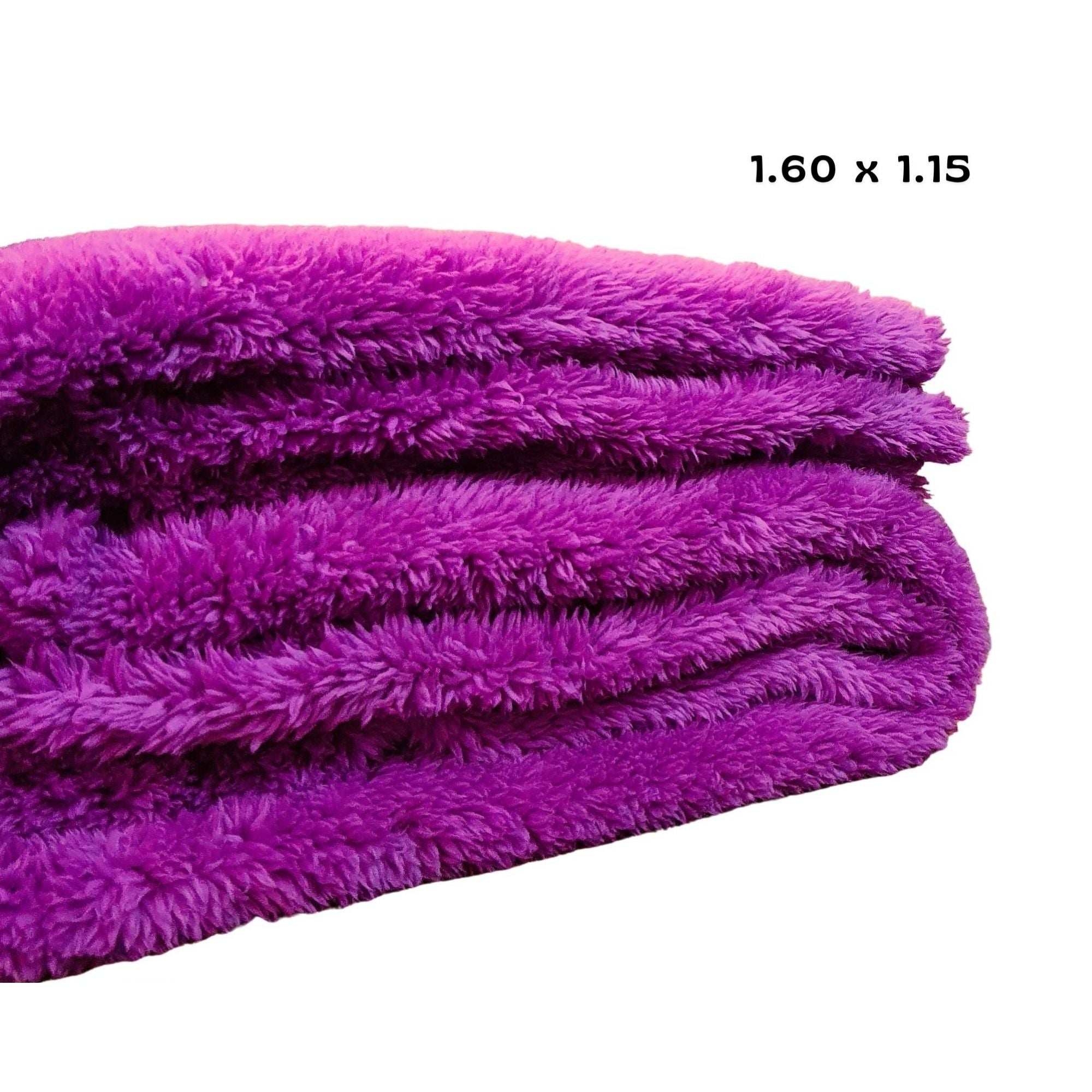 Manta premium “acturismo” gruesa morado