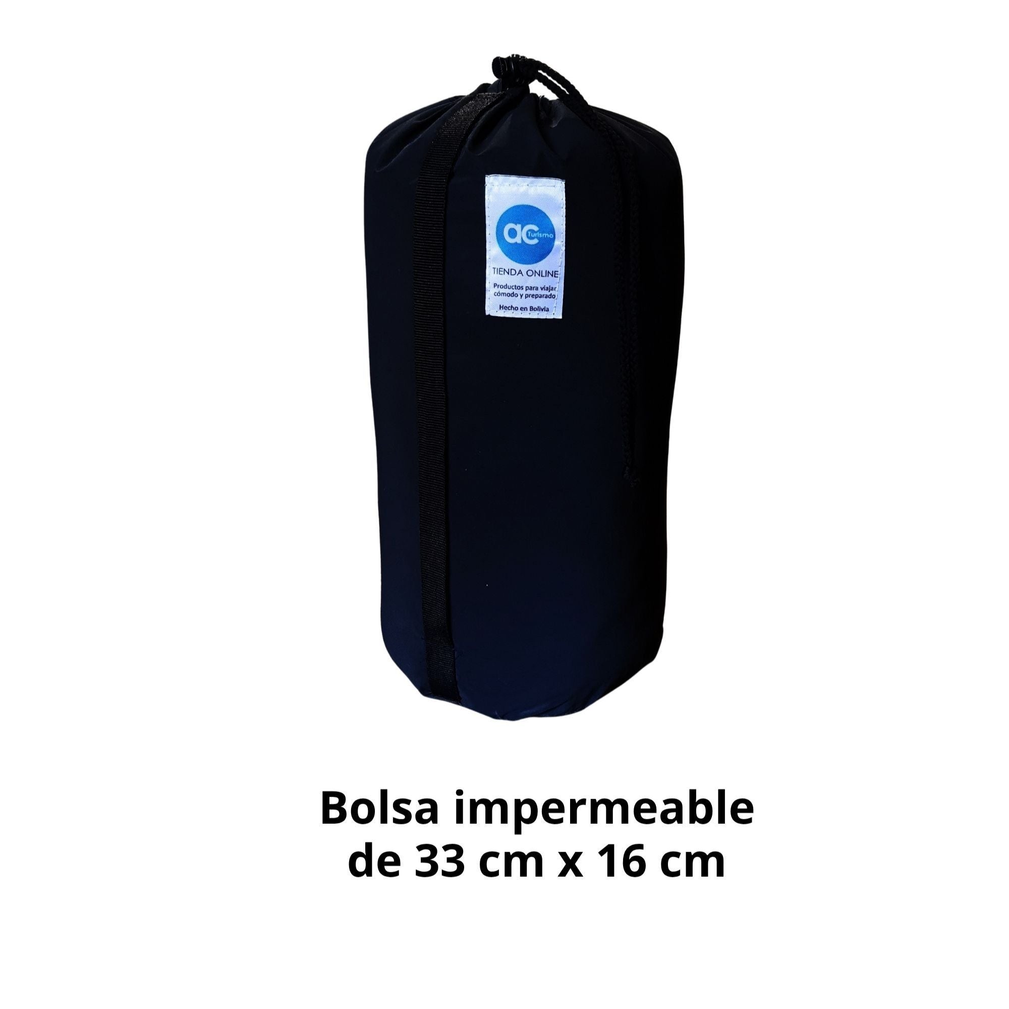 Manta premium “acturismo” semigruesa negra